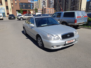 2002 Hyundai Sonata IV (EF) Рестайлинг, серый, 575555 рублей, вид 4