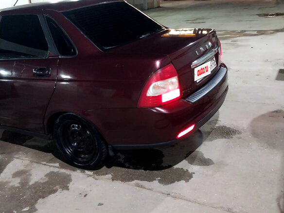 2011 Lada (ВАЗ) Priora I, пурпурный, 350000 рублей - вид 4