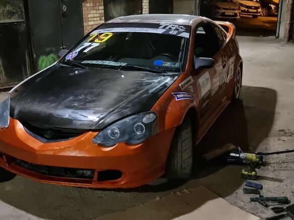 2001 Acura RSX I, оранжевый, 880000 рублей - вид 10