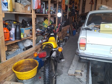 1995 Suzuki TS 50, чёрный, 130000 рублей, вид 5