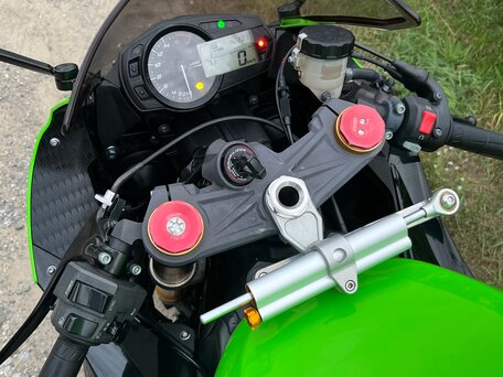 2013 Kawasaki ZX-6 Ninja, зелёный, 890000 рублей, вид 3