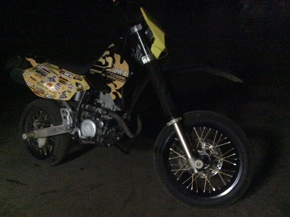 2000 Suzuki DR-Z 400 SM, жёлтый - вид 5