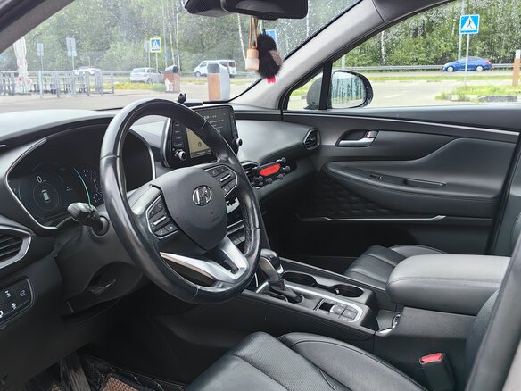 2019 Hyundai Santa Fe IV, серый, 2900000 рублей - вид 6