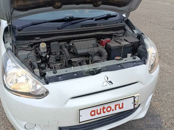 2012 Mitsubishi Mirage VI, белый, 510000 рублей - вид 12