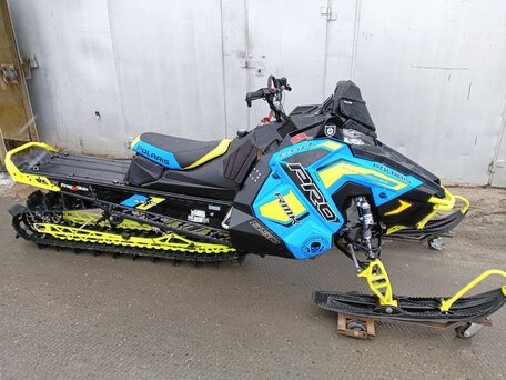 2019 Polaris 850 PRO-RMK, синий, 1049978 рублей, вид 4