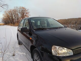 2010 Lada (ВАЗ) Kalina I, чёрный, 420000 рублей, вид 1