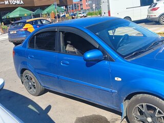 2010 Kia Rio II Рестайлинг, синий, 450000 рублей, вид 2