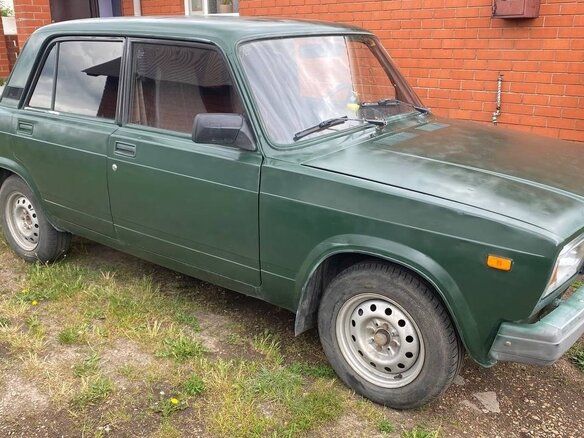 1998 Lada (ВАЗ) 2107, зелёный, 100000 рублей - вид 3