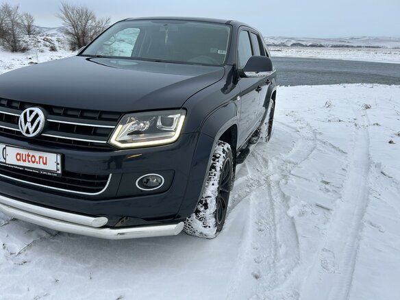 2015 Volkswagen Amarok Double Cab full-time I, синий, 2450000 рублей - вид 1