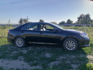 2018 Toyota Camry VII (XV50) Рестайлинг 2, чёрный, 1700000 рублей, вид 3