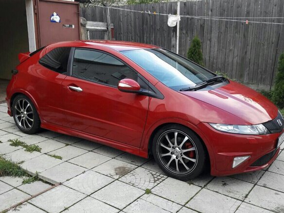 2008 Honda Civic Type R VIII Рестайлинг, красный - вид 4
