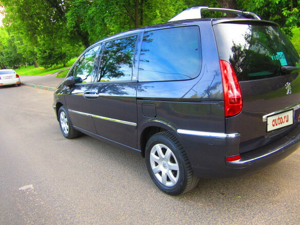 2009 Peugeot 807 I Рестайлинг, чёрный - вид 1