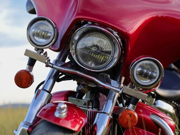 2004 Honda VTX 1300, красный, 800000 рублей - вид 6