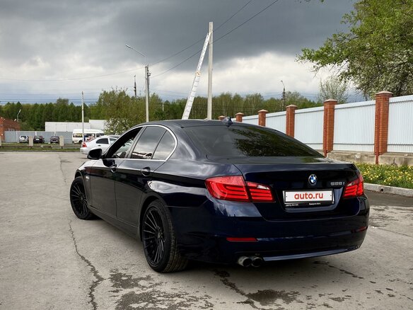 2012 BMW 5 серии 528i xDrive VI (F10/F11/F07), синий - вид 3