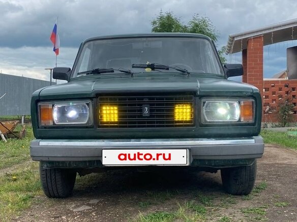 1998 Lada (ВАЗ) 2107, зелёный, 100000 рублей - вид 1