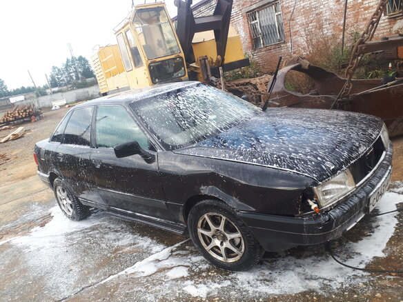 1989 Audi 80 IV (B3), чёрный, 145000 рублей - вид 2