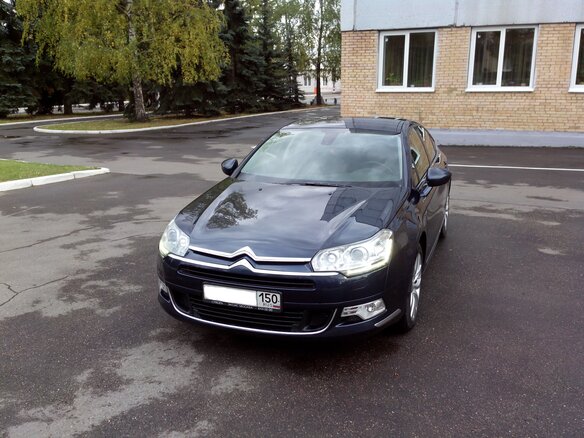 2012 Citroen C5 II, синий - вид 2