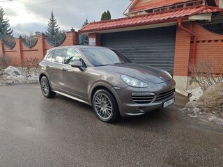 2014 Porsche Cayenne Diesel II (958), коричневый, 3100000 рублей, вид 3