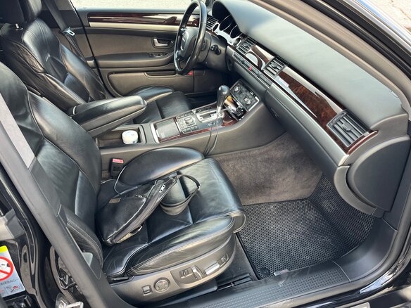 2007 Audi A8 II (D3) Рестайлинг, чёрный, 800000 рублей - вид 8