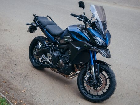 2015 Yamaha MT-09 Tracer (FJ-09), синий, 795000 рублей, вид 2