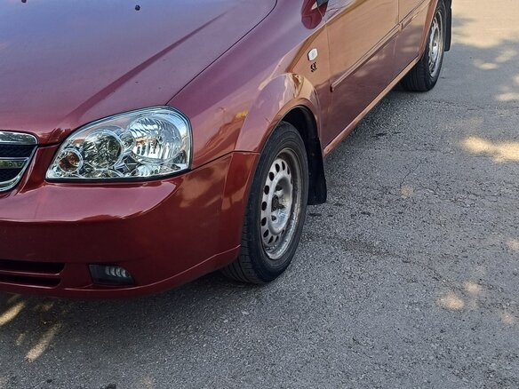 2008 Chevrolet Lacetti I, красный, 350000 рублей