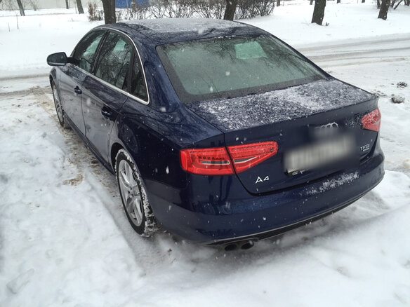 2013 Audi A4 IV (B8) Рестайлинг, синий - вид 4