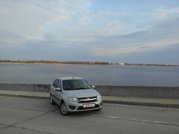 2016 Lada (ВАЗ) Granta I, серебристый - вид 3