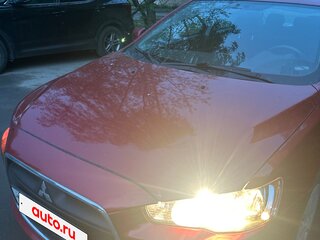 2014 Mitsubishi Lancer X Рестайлинг, красный, 1300000 рублей, вид 4