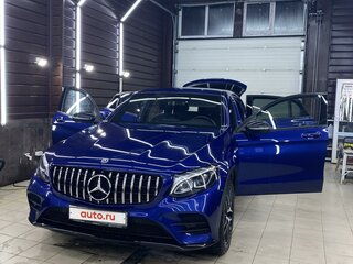 2017 Mercedes-Benz GLC Coupe 300 I (C253), синий, 5300000 рублей, вид 2