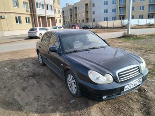 2006 Hyundai Sonata ТагАЗ IV (EF) Рестайлинг, чёрный, 300000 рублей, вид 3