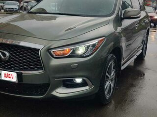 2017 Infiniti QX60 I Рестайлинг, серый, 1790000 рублей, вид 3