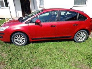 2008 Citroen C4 I Рестайлинг, красный, 300000 рублей, вид 4