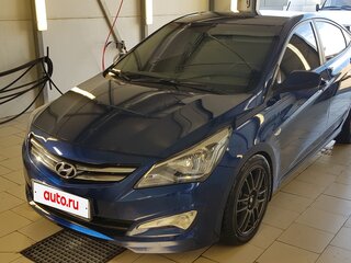 2015 Hyundai Solaris I Рестайлинг, синий, 1400000 рублей, вид 1