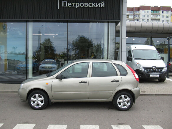 2012 Lada (ВАЗ) Kalina I, бежевый - вид 6