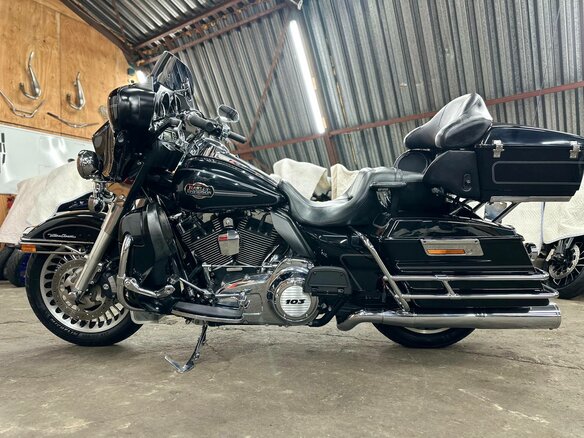 2012 Harley-Davidson Electra Glide, чёрный, 1130000 рублей - вид 4