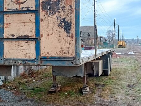 1992 МАЗ Полуприцеп бортовой, бежевый, 300000 рублей, вид 1