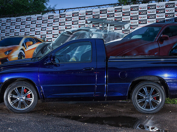 2004 Dodge RAM SRT-10 III (DR/DH), чёрный - вид 3