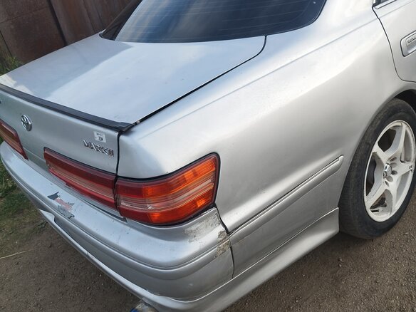 1996 Toyota Mark II VIII (X100), серый, 500000 рублей - вид 6