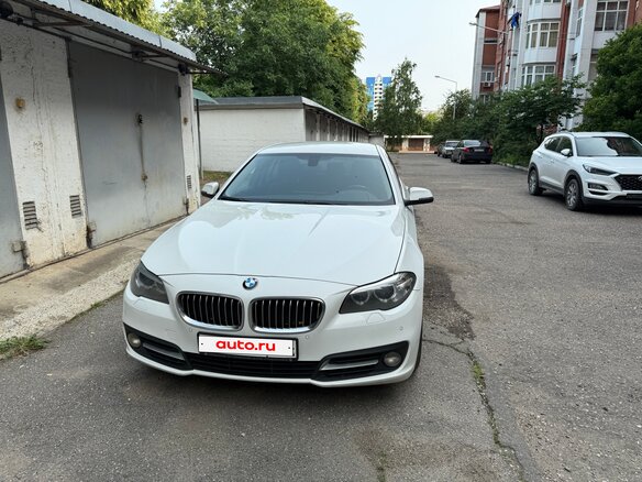 2016 BMW 5 серии 520i VI (F10/F11/F07) Рестайлинг, белый, 2100000 рублей - вид 2
