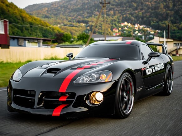 2010 Dodge Viper SRT-10 IV, чёрный