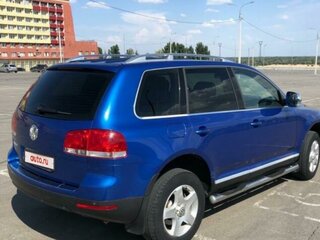 2006 Volkswagen Touareg I, синий, 1300000 рублей, вид 3