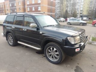 2003 Toyota Land Cruiser 100 Series Рестайлинг 1, чёрный, 1550000 рублей, вид 3