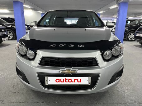 2012 Chevrolet Aveo II, серебристый, 599000 рублей, вид 2