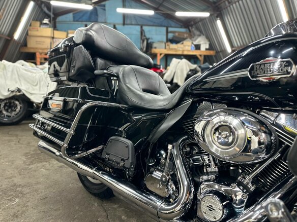 2012 Harley-Davidson Electra Glide, чёрный, 1130000 рублей - вид 14