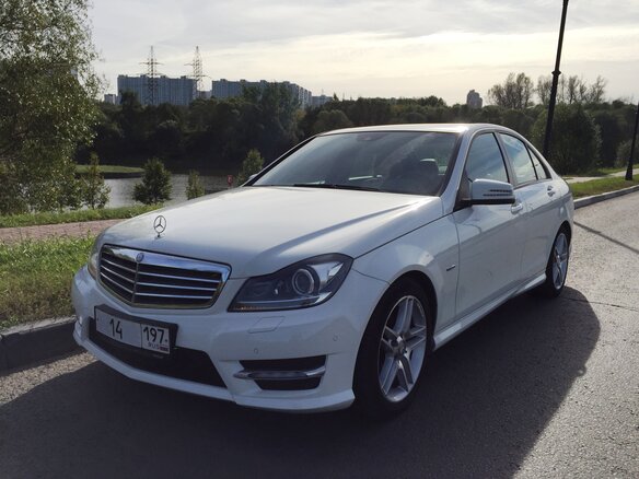 2012 Mercedes-Benz C-Класс 180 BlueEFFICIENCY III (W204) Рестайлинг, белый - вид 9