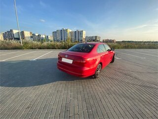 2015 Volkswagen Jetta VI Рестайлинг, красный, 1095340 рублей, вид 5