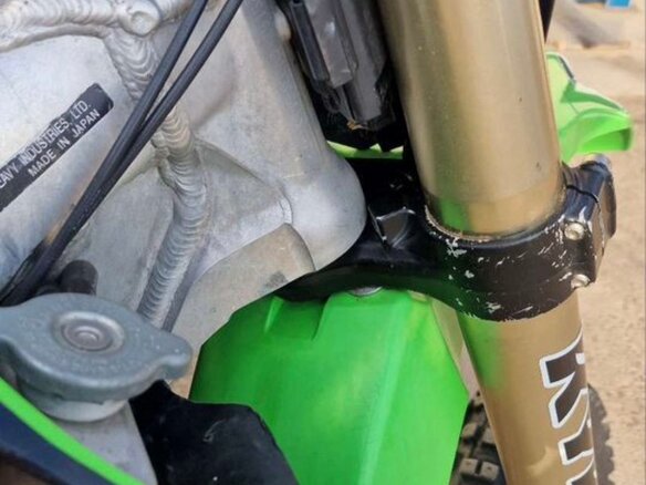 2011 Kawasaki KX 450, зелёный, 300000 рублей - вид 13