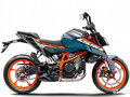 2025 KTM 390 Duke, синий