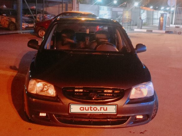 2006 Hyundai Accent ТагАЗ II, серый, 550000 рублей - вид 3