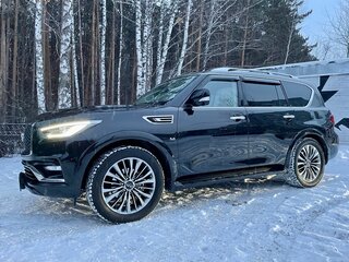 2019 Infiniti QX80 I Рестайлинг 2, чёрный, 5900000 рублей, вид 4
